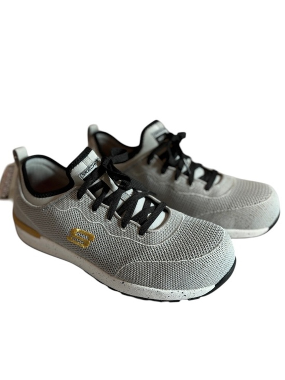 Skechers Slip On Gray NWT Work Composite Toe Casual Active Women's Shoes 10M - Picture 1 of 12
